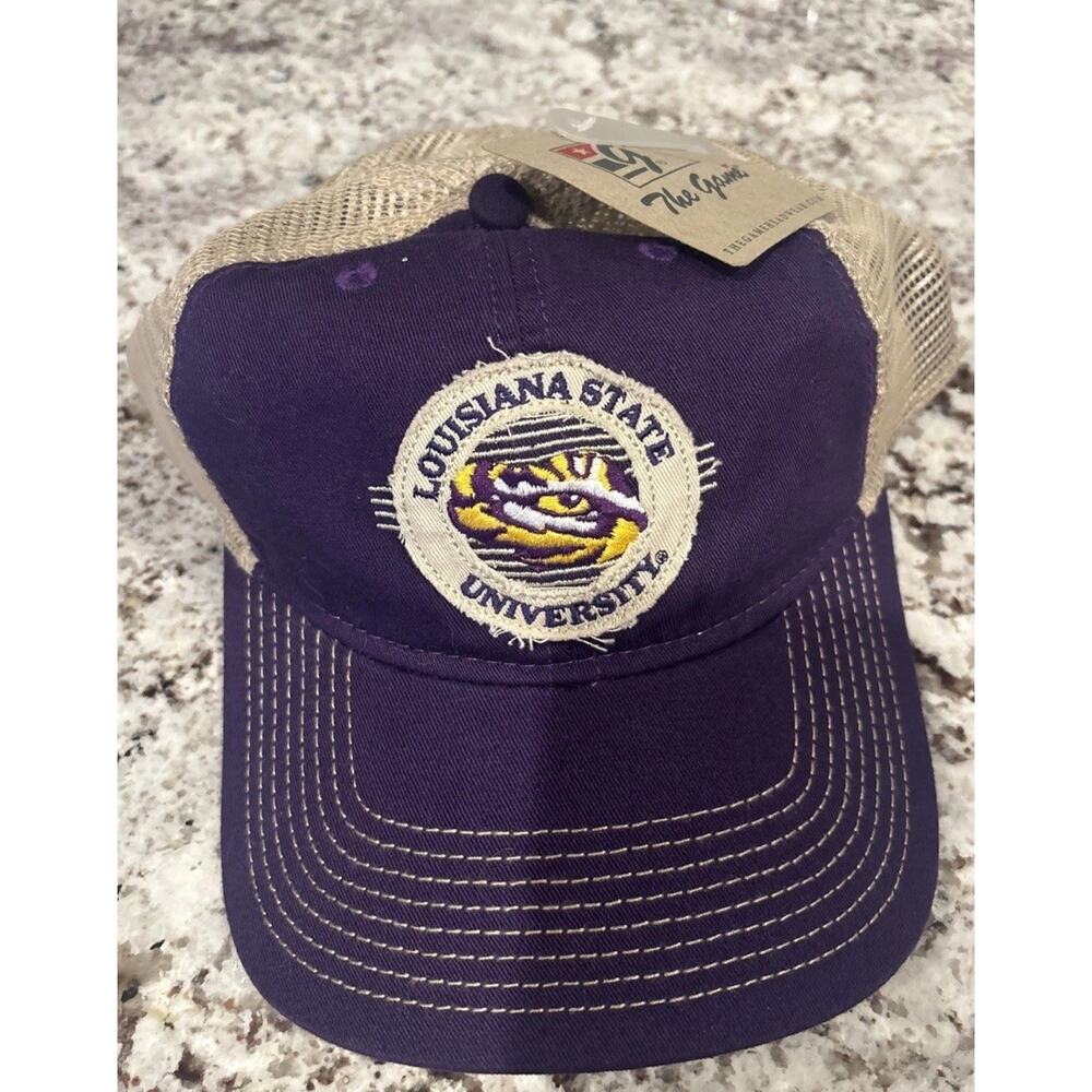 NWT "The Game" LSU Louisiana State Tigers hat Adjustable Vintage TIger